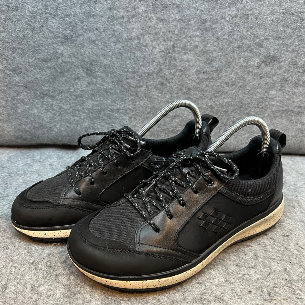 SAS Men's Black Leather Comfort Walking Shoes Sneakers Womens Everyday Wear 9